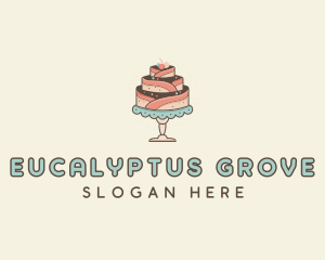 Sweet Cake Dessert logo design