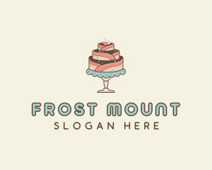 Sweet Cake Dessert logo design