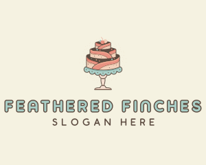 Sweet Cake Dessert logo design