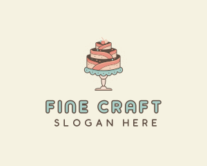 Sweet Cake Dessert logo design