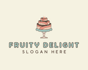 Sweet Cake Dessert logo design