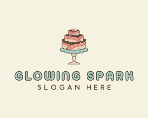 Sweet Cake Dessert logo design