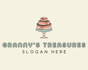 Sweet Cake Dessert logo design