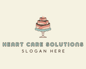 Sweet Cake Dessert logo design