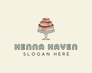 Sweet Cake Dessert logo design