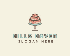 Sweet Cake Dessert logo design