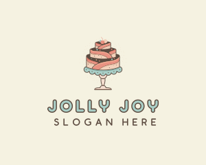 Sweet Cake Dessert logo design