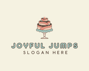 Sweet Cake Dessert logo design