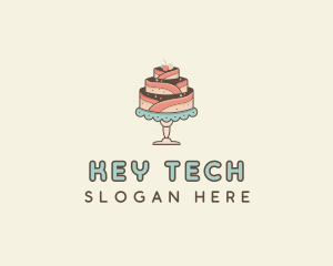 Sweet Cake Dessert logo design