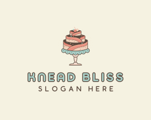 Sweet Cake Dessert logo design