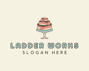 Sweet Cake Dessert logo design