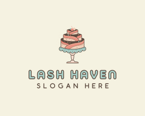 Sweet Cake Dessert logo design