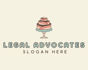 Sweet Cake Dessert logo design