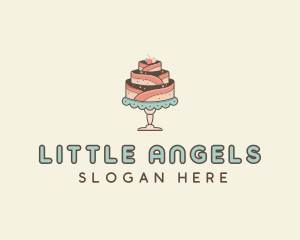 Sweet Cake Dessert logo design