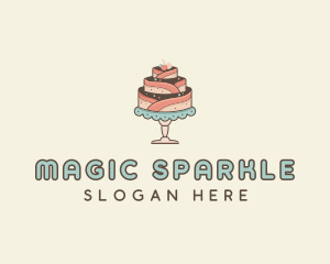 Sweet Cake Dessert logo design