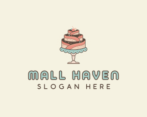 Sweet Cake Dessert logo design