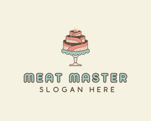 Sweet Cake Dessert logo design