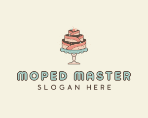 Sweet Cake Dessert logo design