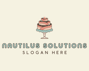 Sweet Cake Dessert logo design