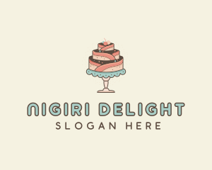 Sweet Cake Dessert logo design