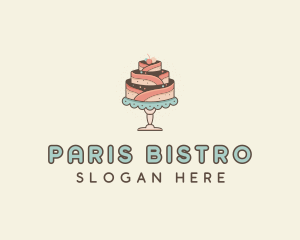 Sweet Cake Dessert logo design