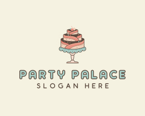 Sweet Cake Dessert logo design