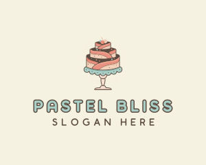 Sweet Cake Dessert logo design