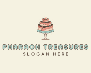 Sweet Cake Dessert logo design