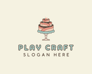 Sweet Cake Dessert logo design