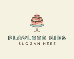 Sweet Cake Dessert logo design