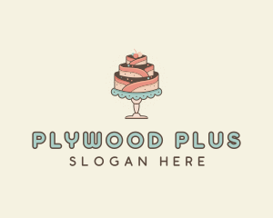 Sweet Cake Dessert logo design