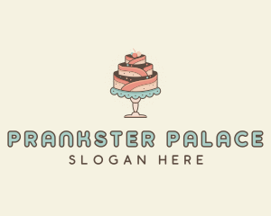 Sweet Cake Dessert logo design