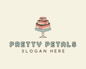 Sweet Cake Dessert logo design