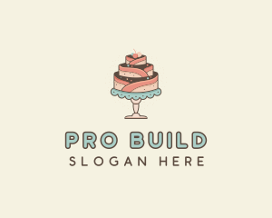 Sweet Cake Dessert logo design