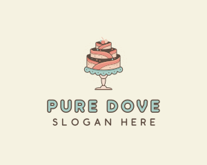 Sweet Cake Dessert logo design