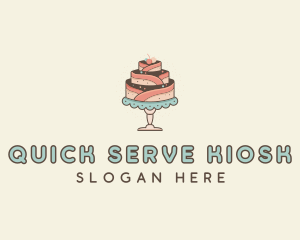 Sweet Cake Dessert logo design