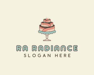 Sweet Cake Dessert logo design