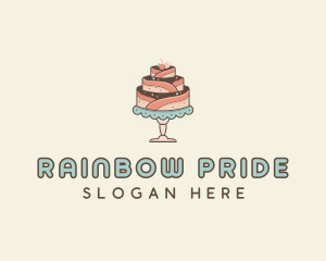 Sweet Cake Dessert logo design