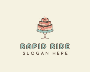 Sweet Cake Dessert logo design