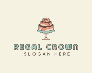 Sweet Cake Dessert logo design