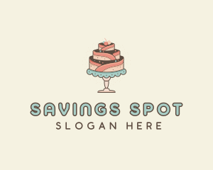 Sweet Cake Dessert logo design