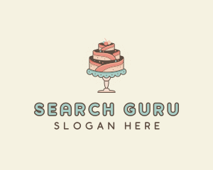 Sweet Cake Dessert logo design