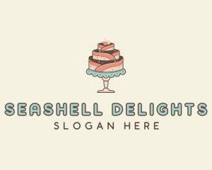 Sweet Cake Dessert logo design