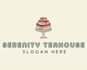 Sweet Cake Dessert logo design