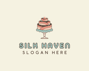 Sweet Cake Dessert logo design