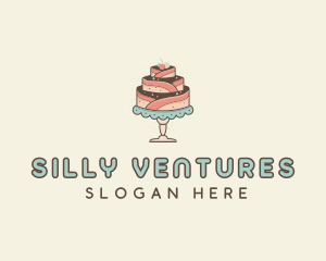 Sweet Cake Dessert logo design