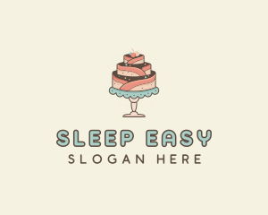 Sweet Cake Dessert logo design