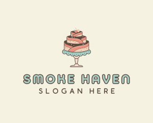 Sweet Cake Dessert logo design