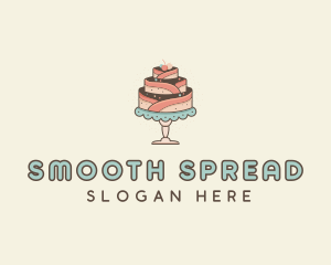 Sweet Cake Dessert logo design