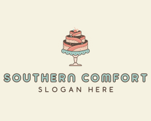 Sweet Cake Dessert logo design